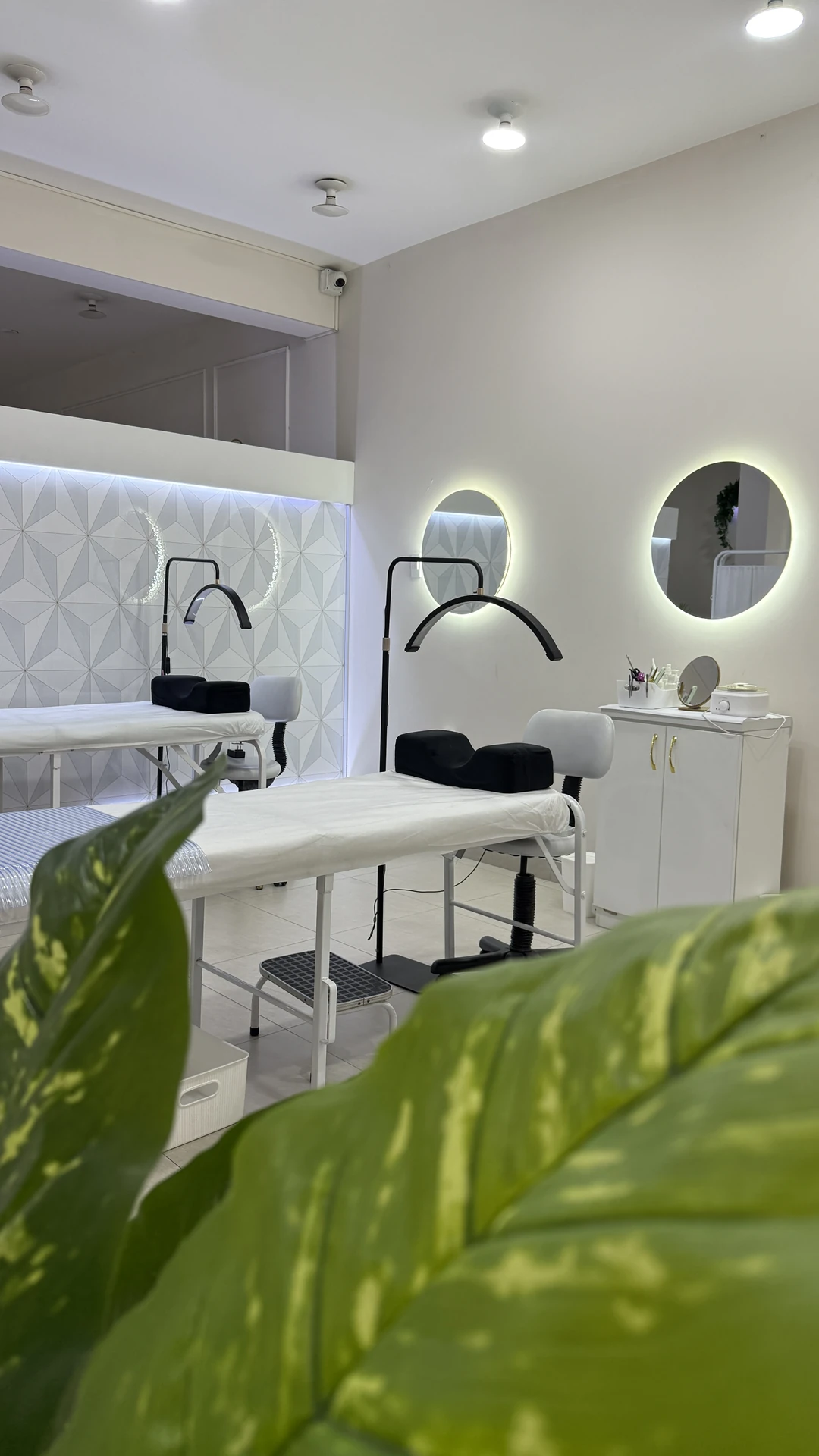 Cabinas de tratamiento del centro estético Gleich